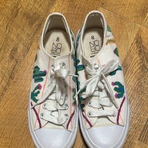 NOBO Multicolor Floral Canvas Shoes